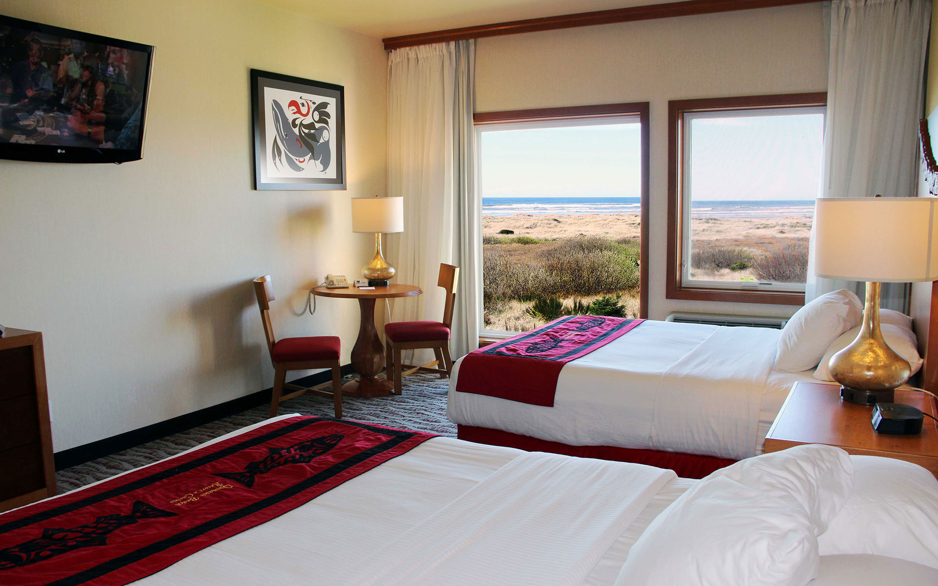 Image Of Beautiful Ocean Front Hotel Room View