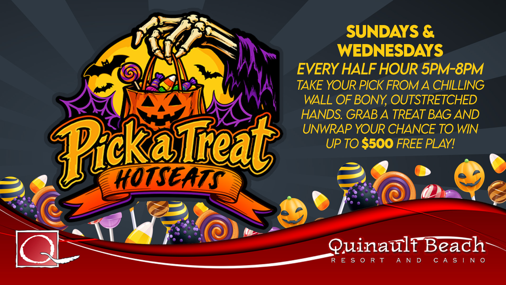 Pick a Treat Hot Seats Promotion